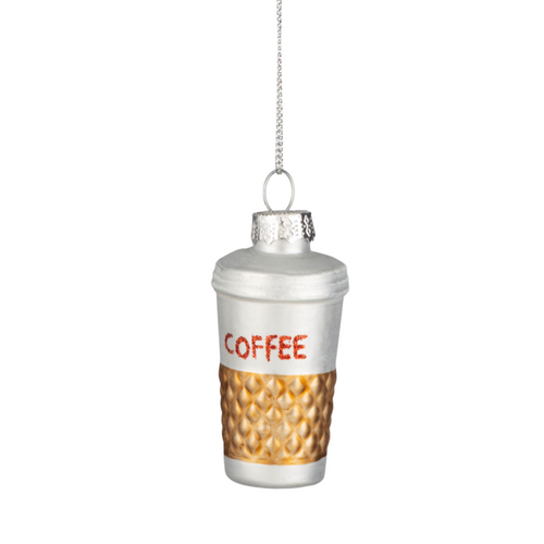 Option2 Glass Coffee Cup Ornament