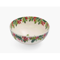 Christmas Holly Serving Bowl