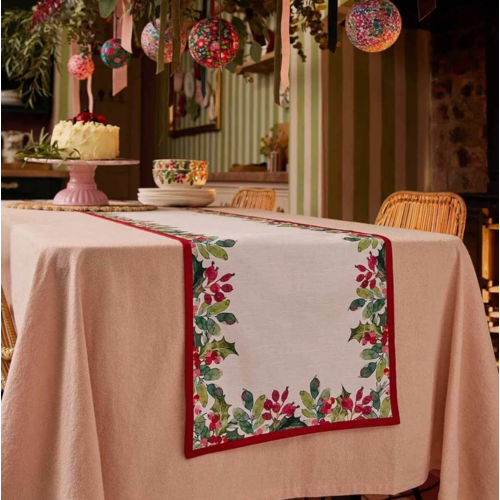 Portmeirion Christmas Holly Table Runner 99 x 14 Inch