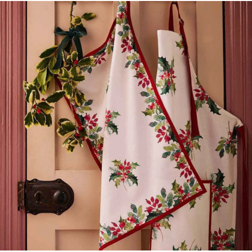 Portmeirion Christmas Holly Tea Towel Portmeirion Christmas Holly Tea Towel