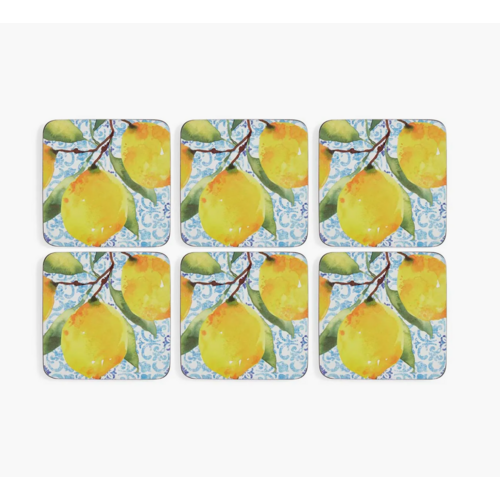 Pimpernel Coasters Amalfi Lemons Set of 6
