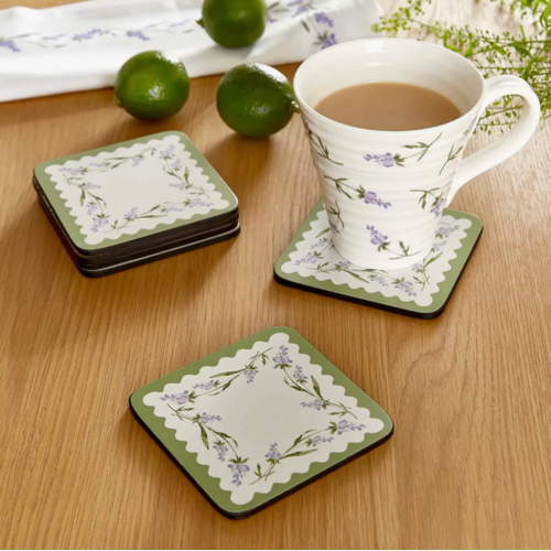 Pimpernel Coasters Sophie Lavandula Set of 6 Pimpernel Coasters Sophie Lavandula Set of 6