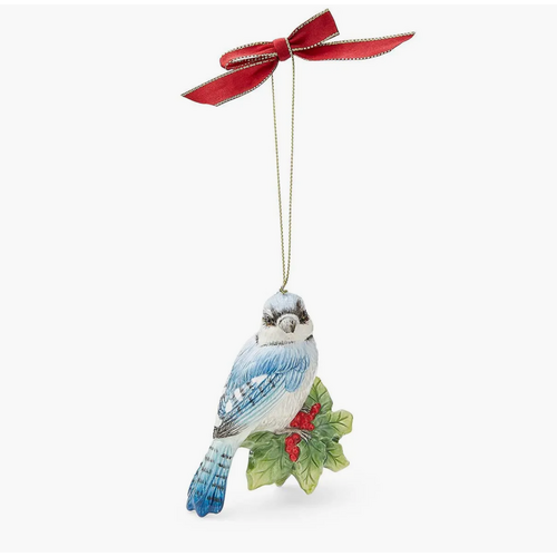 Spode Christmas Tree Blue Jay Ornament