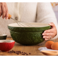 Mason Cash Deck the Halls Mixing Bowl 24cm Green