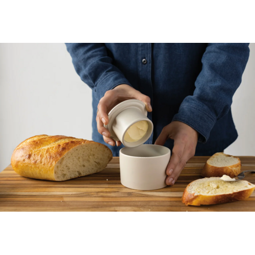 Now Designs Butter Crock Matte Natural