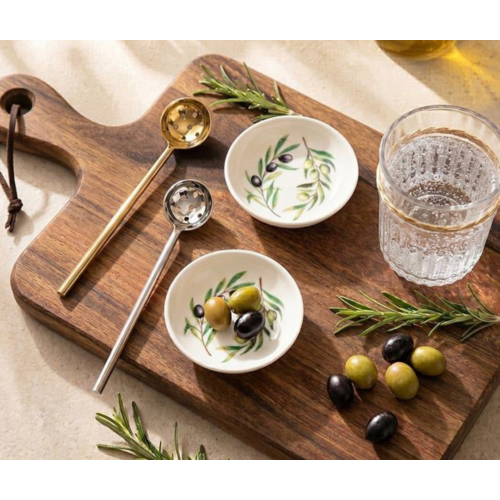 Abbott Olive Spoon Classic Silver