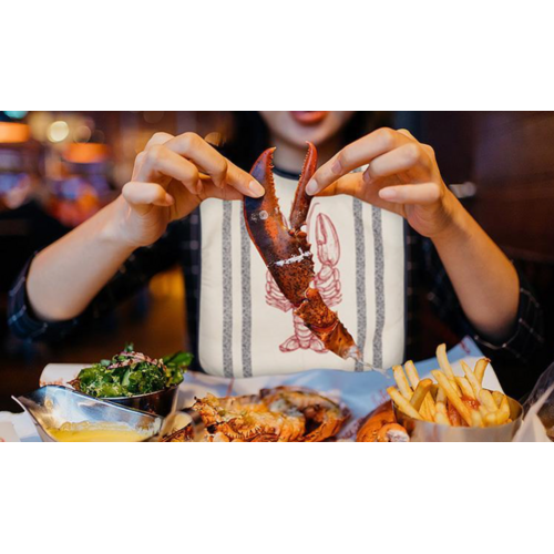 Abbott Striped Lobster Bib