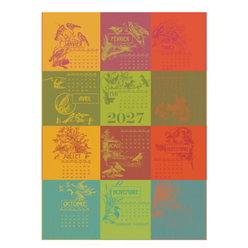 Garnier Thiebaut Tea Towel Calendrier 2027