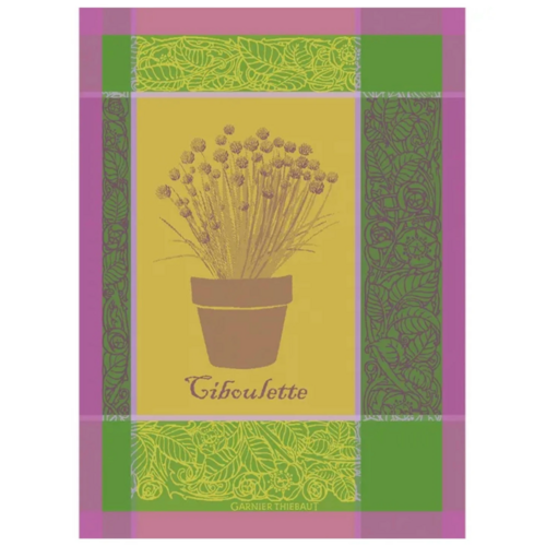 Garnier Thiebaut Tea Towel Ciboulette Menthol Garnier Thiebaut Tea Towel Ciboulette Menthol