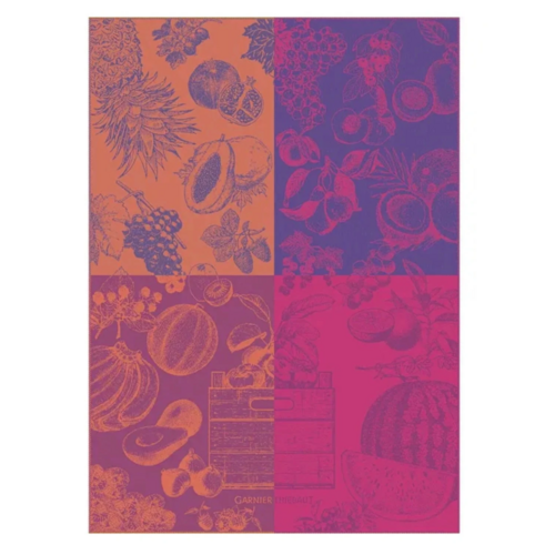 Garnier Thiebaut Tea Towel Les Fruits Purple