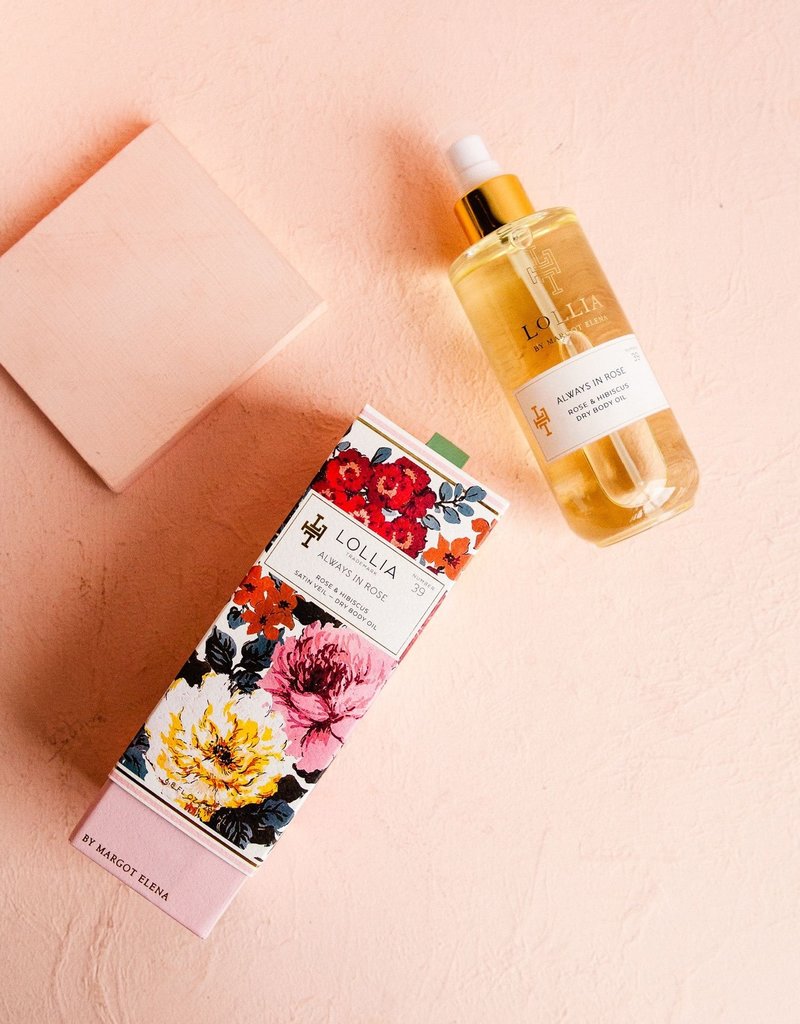 LOLLIA DRY BODY OIL - ALWAYS IN ROSE