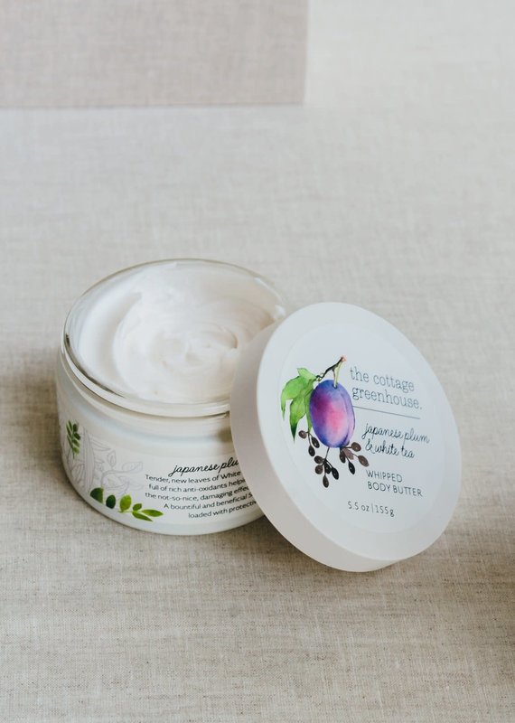 COTTAGE GREENHOUSE WHIPPED BODY BUTTER | JAPANESE PLUM & WHITE TEA