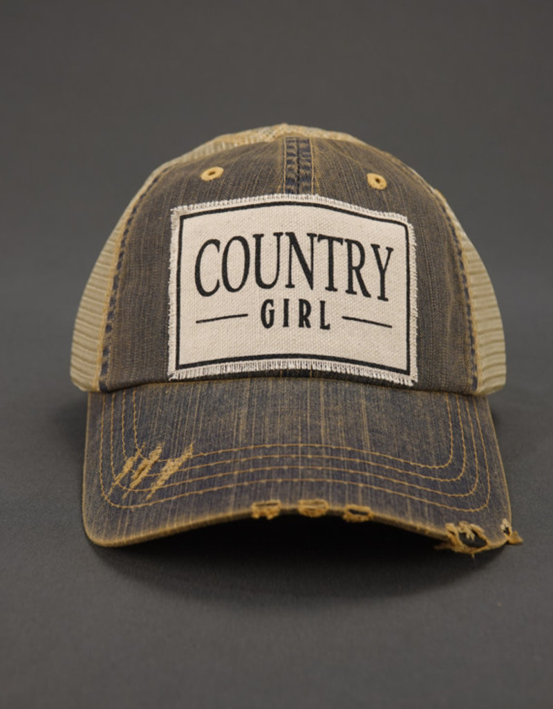 VINTAGE LIFE COUNTRY GIRL TRUCKER HAT