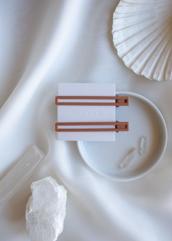 NAT + NOOR LEIA HAIR CLIP - BURNT ORANGE