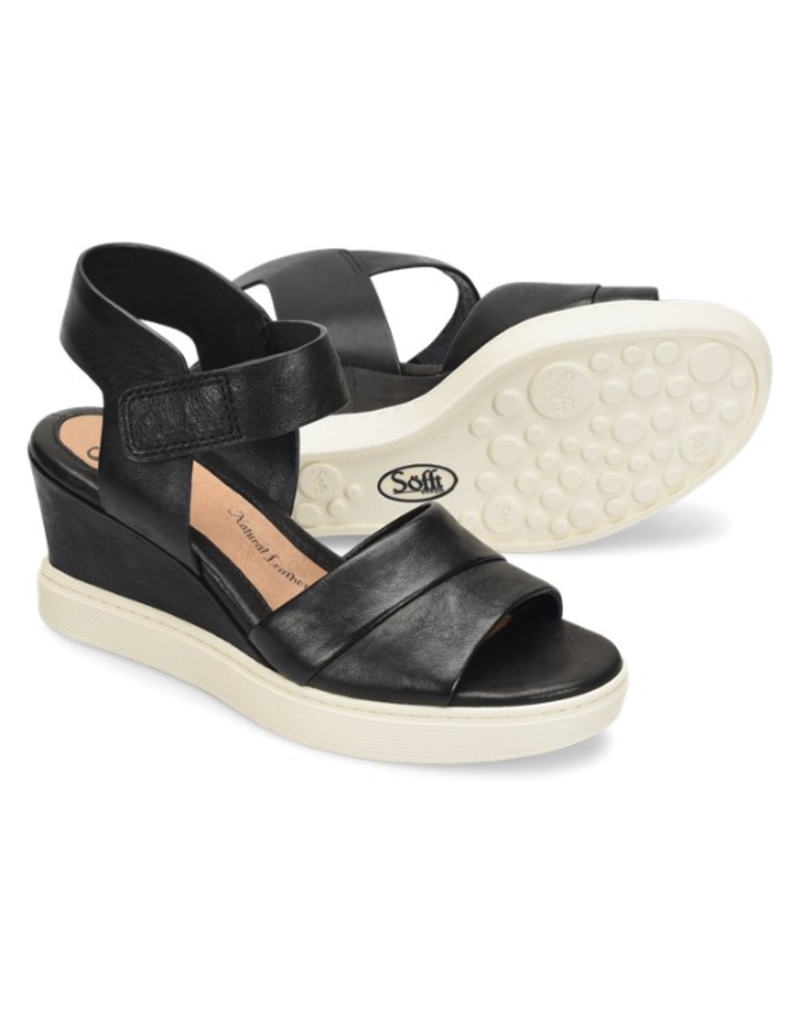 LATEDA | SOFFT SAMYRA WEDGE - BLACK 