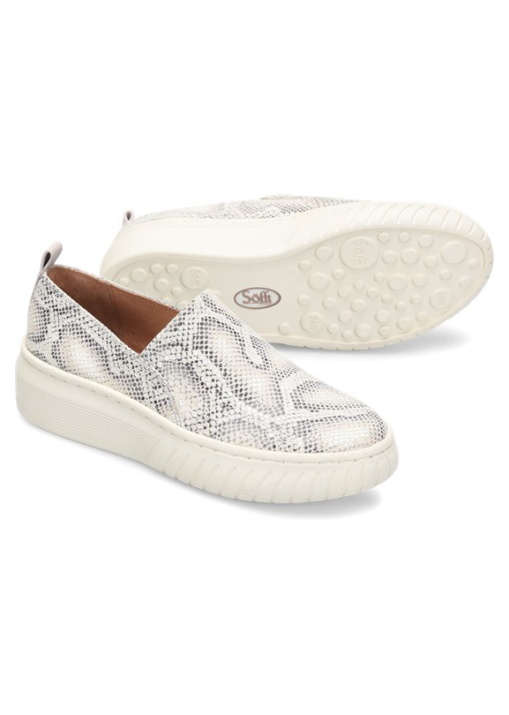 SOFFT SHOES POTINA SNEAKER - WHITE SNAKE