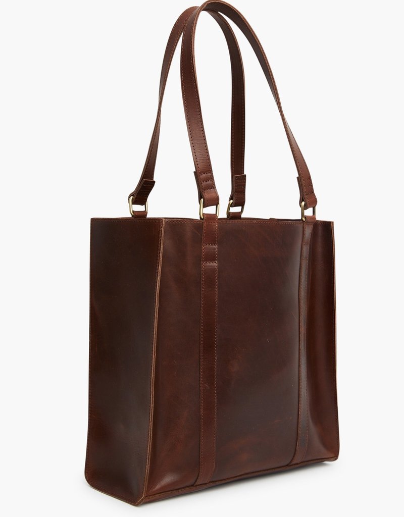 ABLE ELSABET TOTE - CHOCOLATE