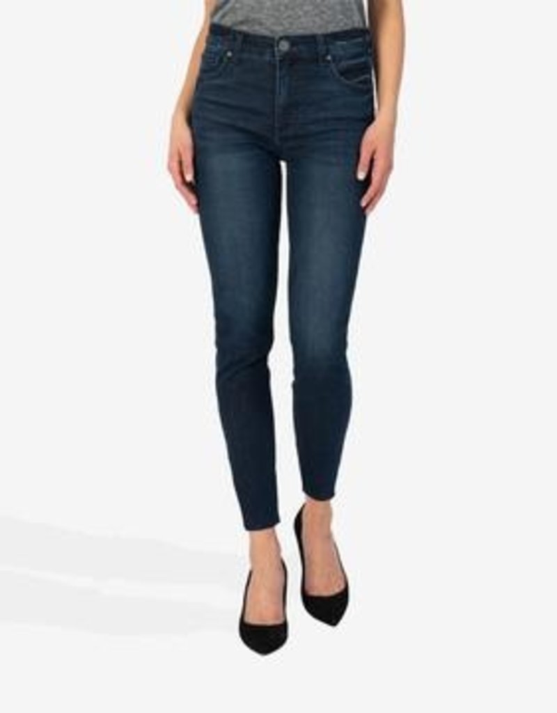 KUT FROM THE KLOTH CONNIE HIGH RISE FAB AB SLIM FIT ANKLE SKINNY (ECO FRIENDLY - PERSONALLY WASH