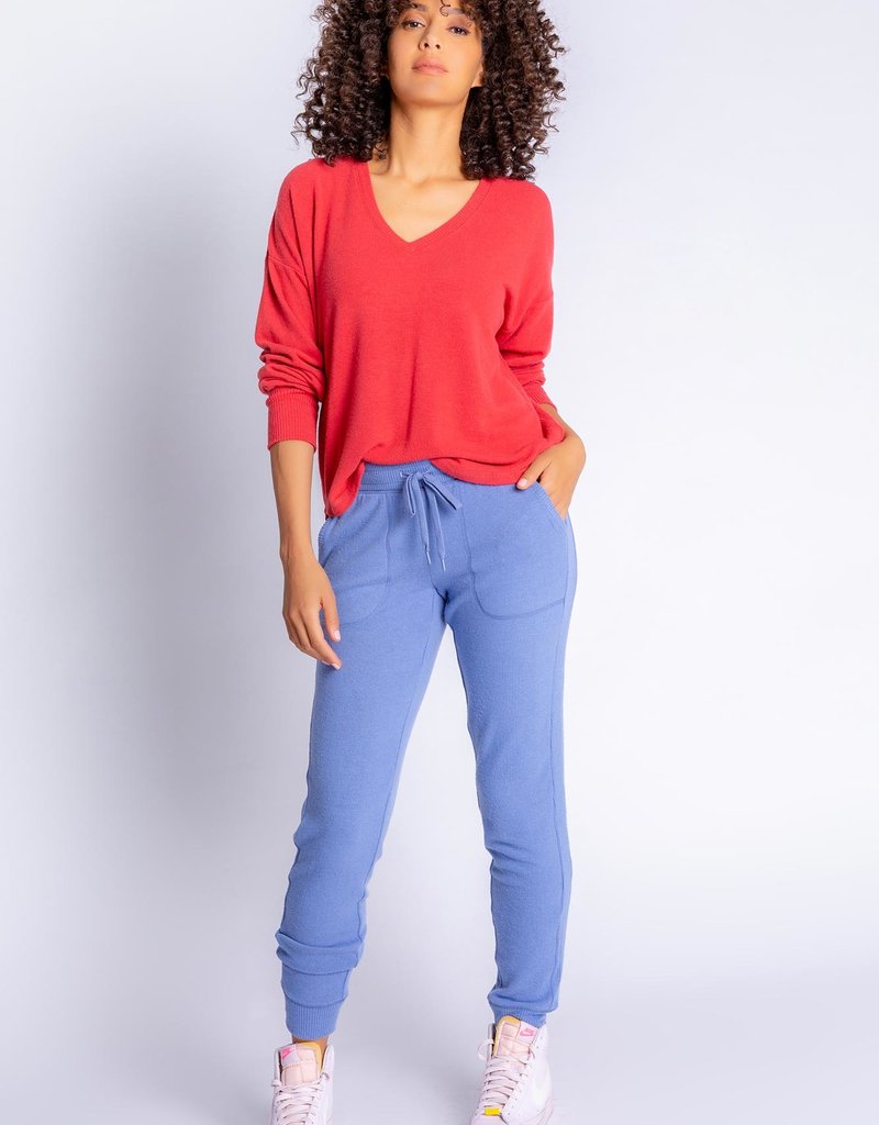 PJ SALVAGE PEACHY IN COLOR BANDED PANT