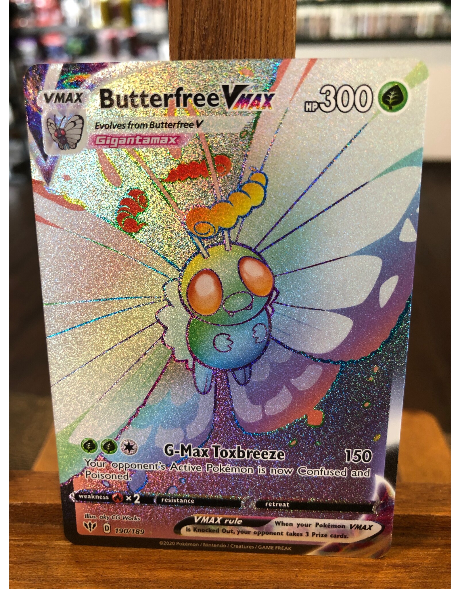 Pokemon ButterfreeVMAX  190/189