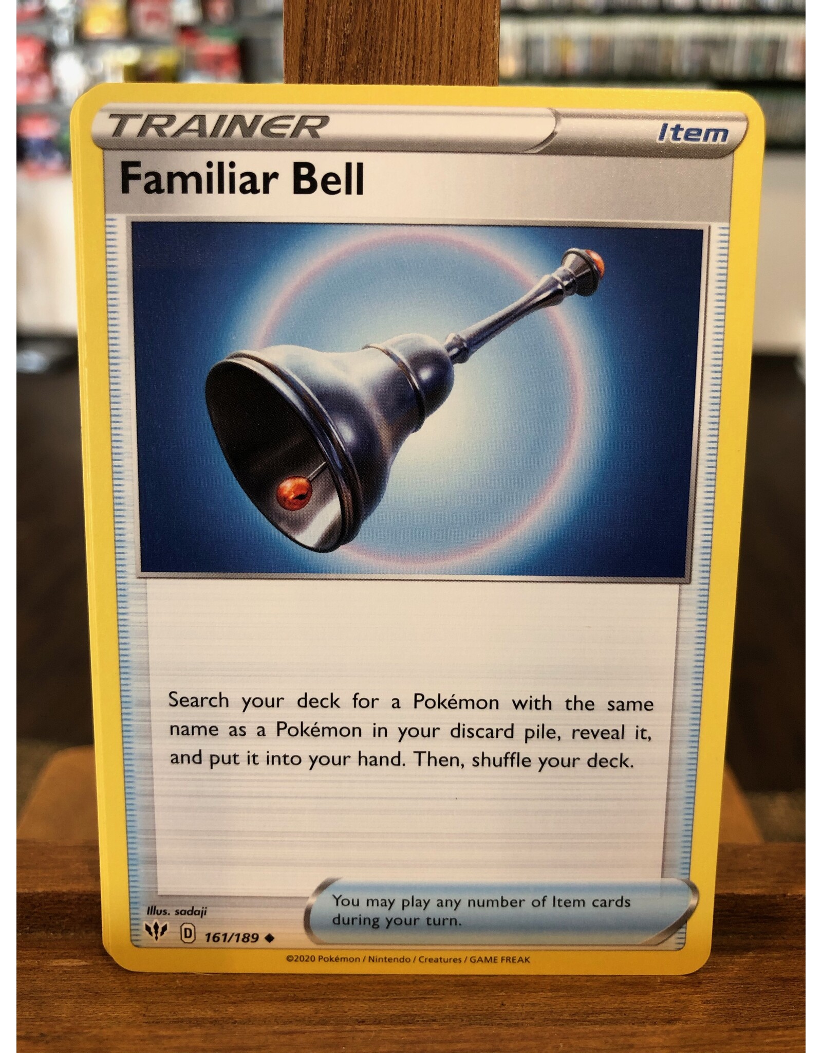 Pokemon Familiar Bell  161/189
