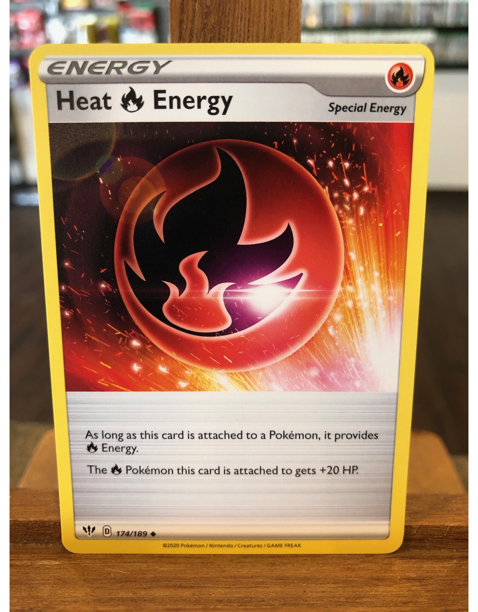 Pokemon Heat Fire Energy  174/189