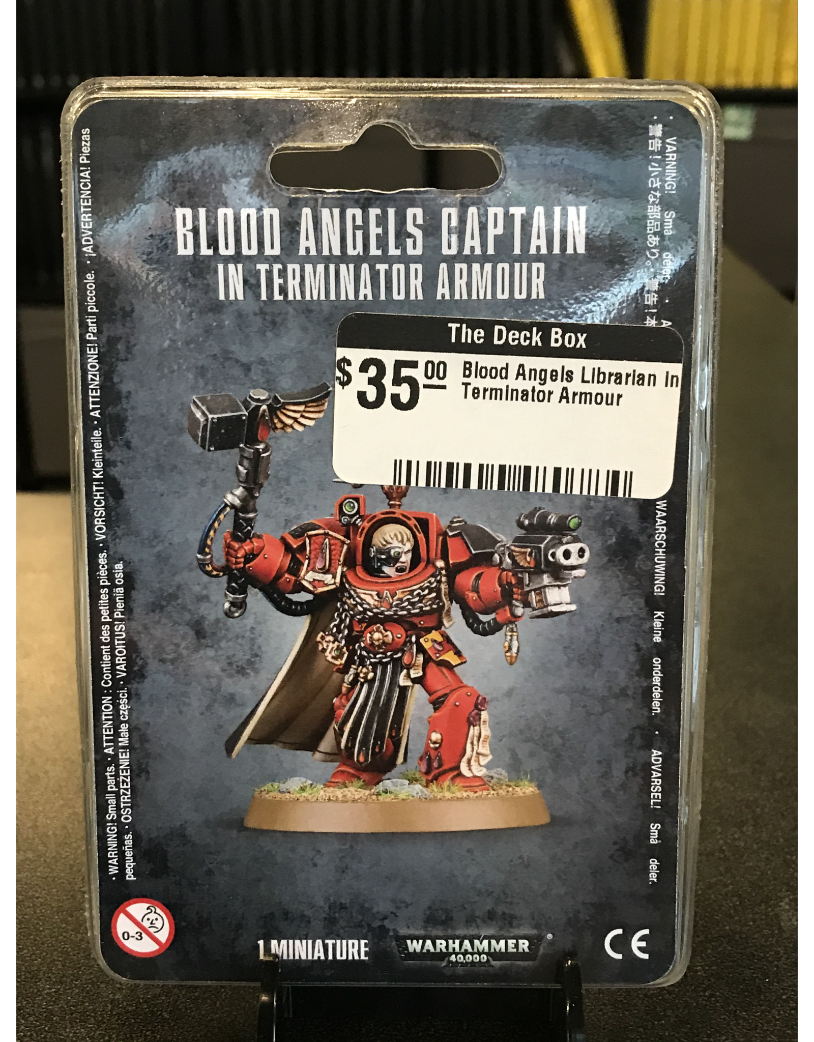 Warhammer 40K Blood Angels Librarian in Terminator Armour