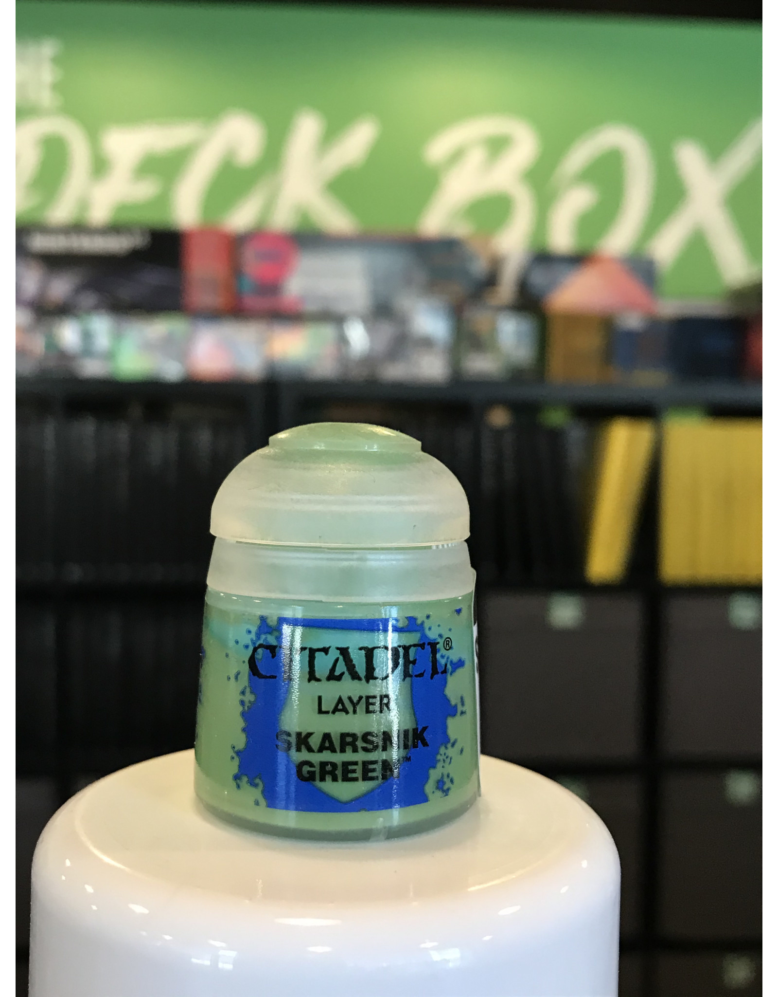 Games Workshop Paint/Supplies LAYER: SKARSNIK GREEN
