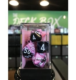 7- Dice Set GEMINI 7-DIE SET BLACK-PINK/WHITE