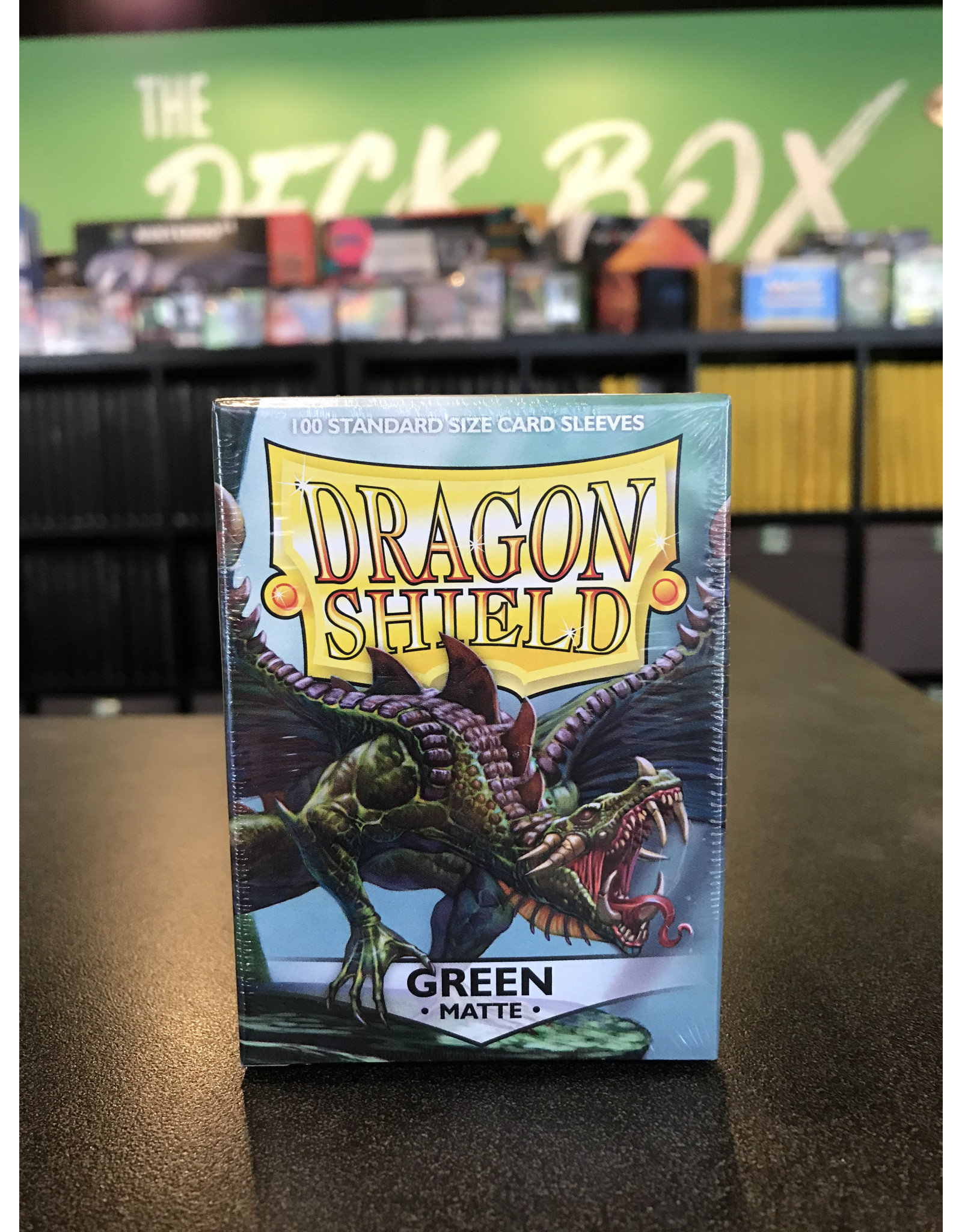 Dragon Shield DRAGON SHIELD SLEEVES MATTE GREEN 100CT (10/50)