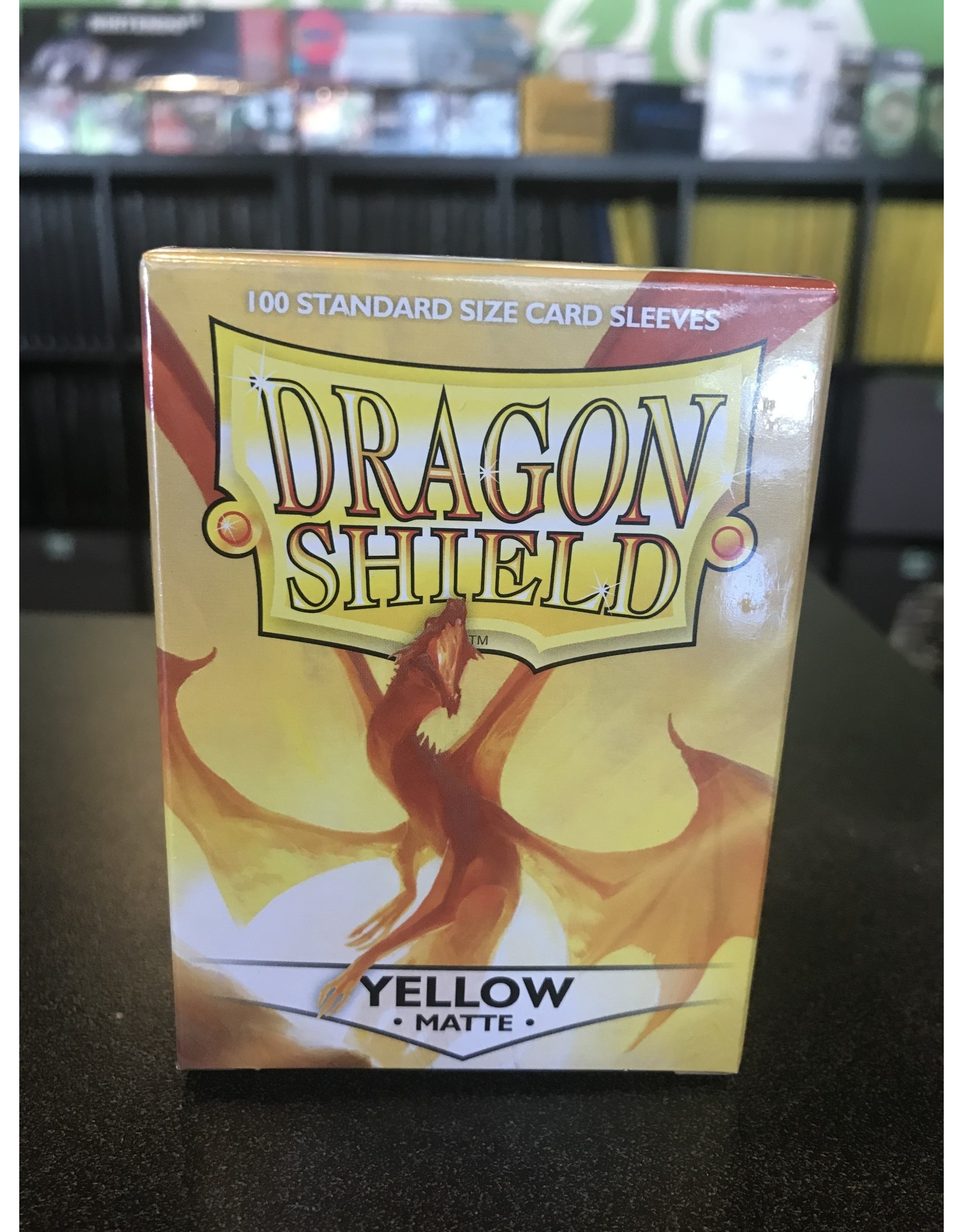 Dragon Shield DRAGON SHIELD SLEEVES MATTE YELLOW 100CT  (10/50)