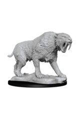 Dungeons and Dragons WIZKIDS UNPAINTED MINIS WV14 SABER-TOOTHED  TIGER