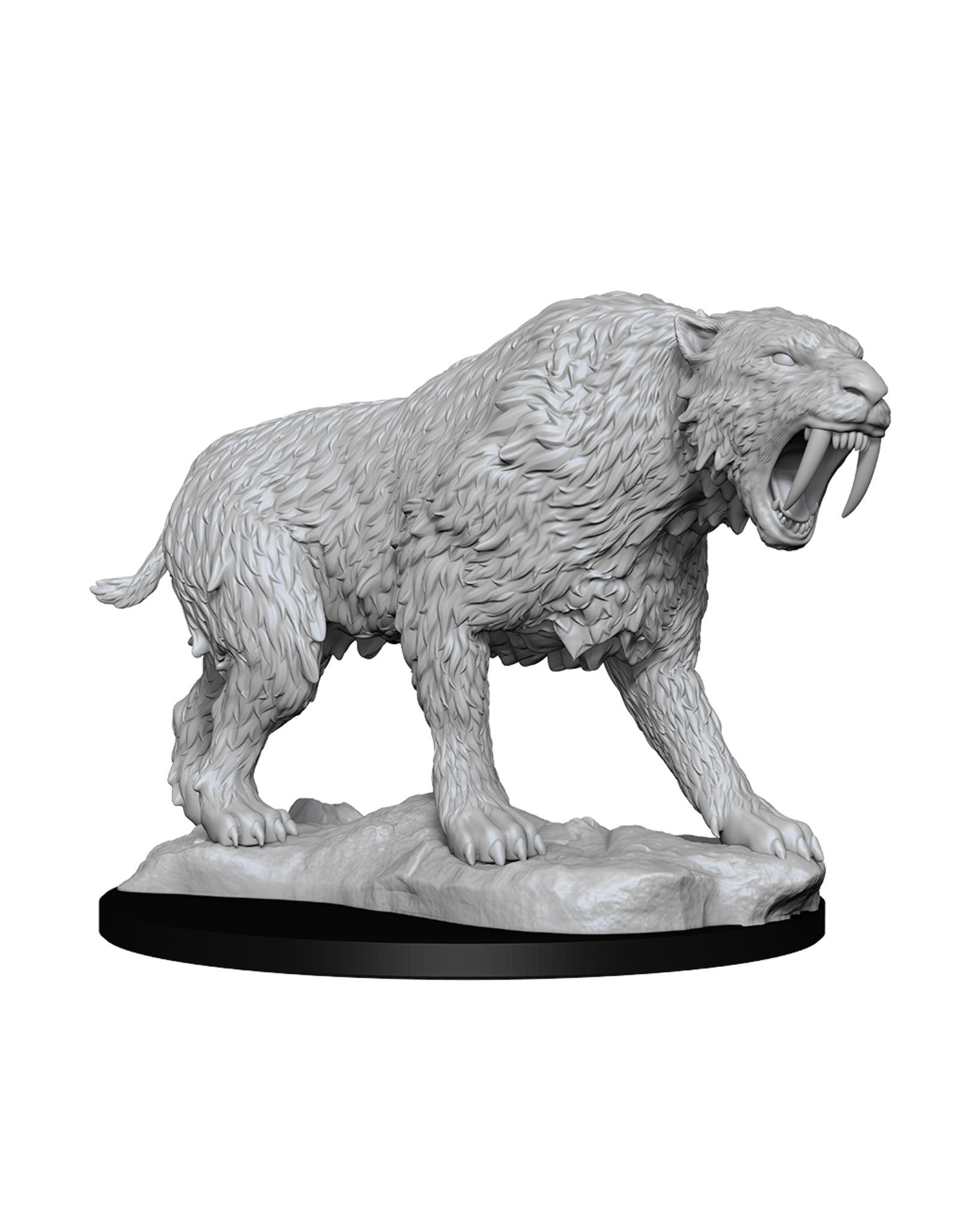Dungeons and Dragons WIZKIDS UNPAINTED MINIS WV14 SABER-TOOTHED  TIGER