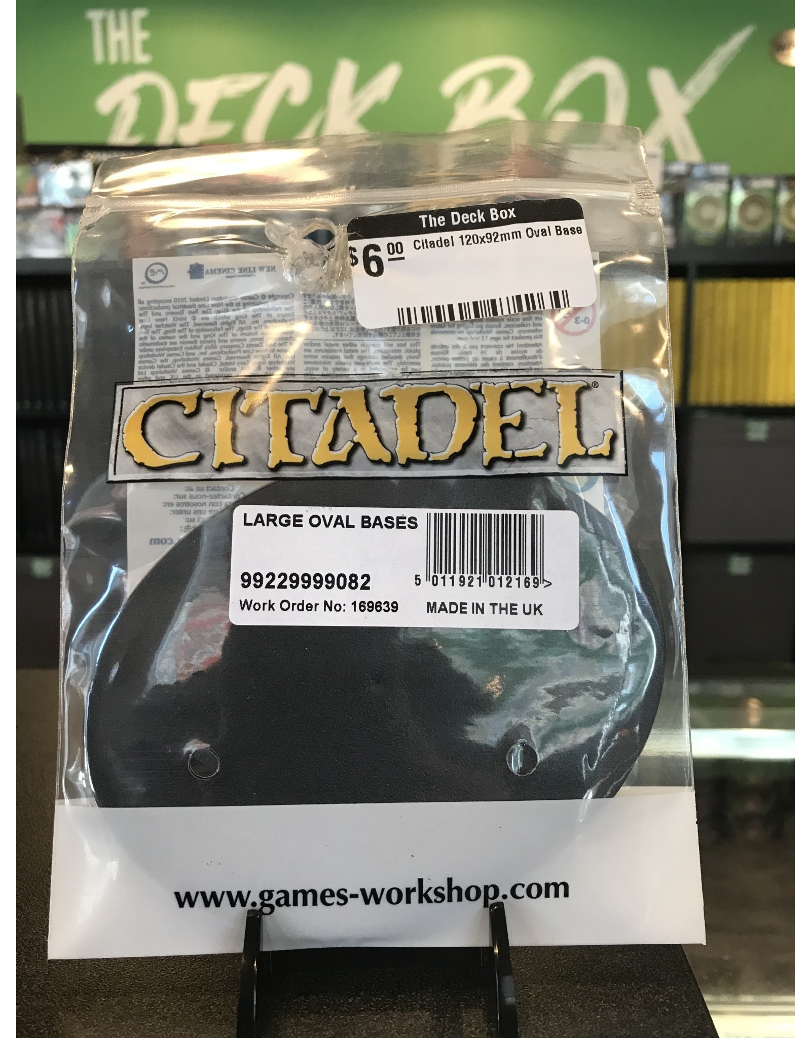 Games Workshop Paint/Supplies Citadel 120x92mm Oval Base