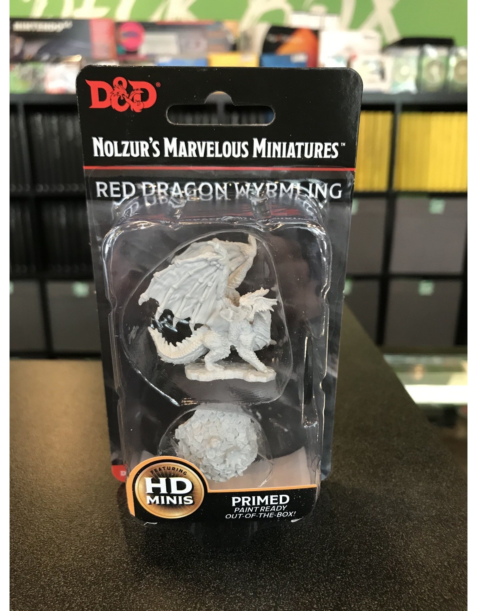D & D Minis DND UNPAINTED MINIS WV10 RED DRAGON WYRMLING (144)