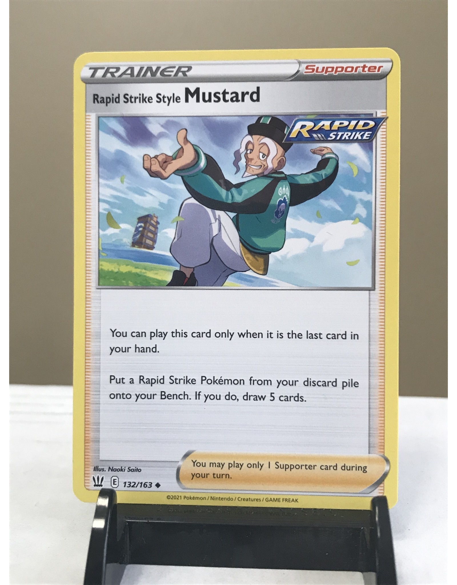 Pokemon Rapid Strike Style Mustard 132/163