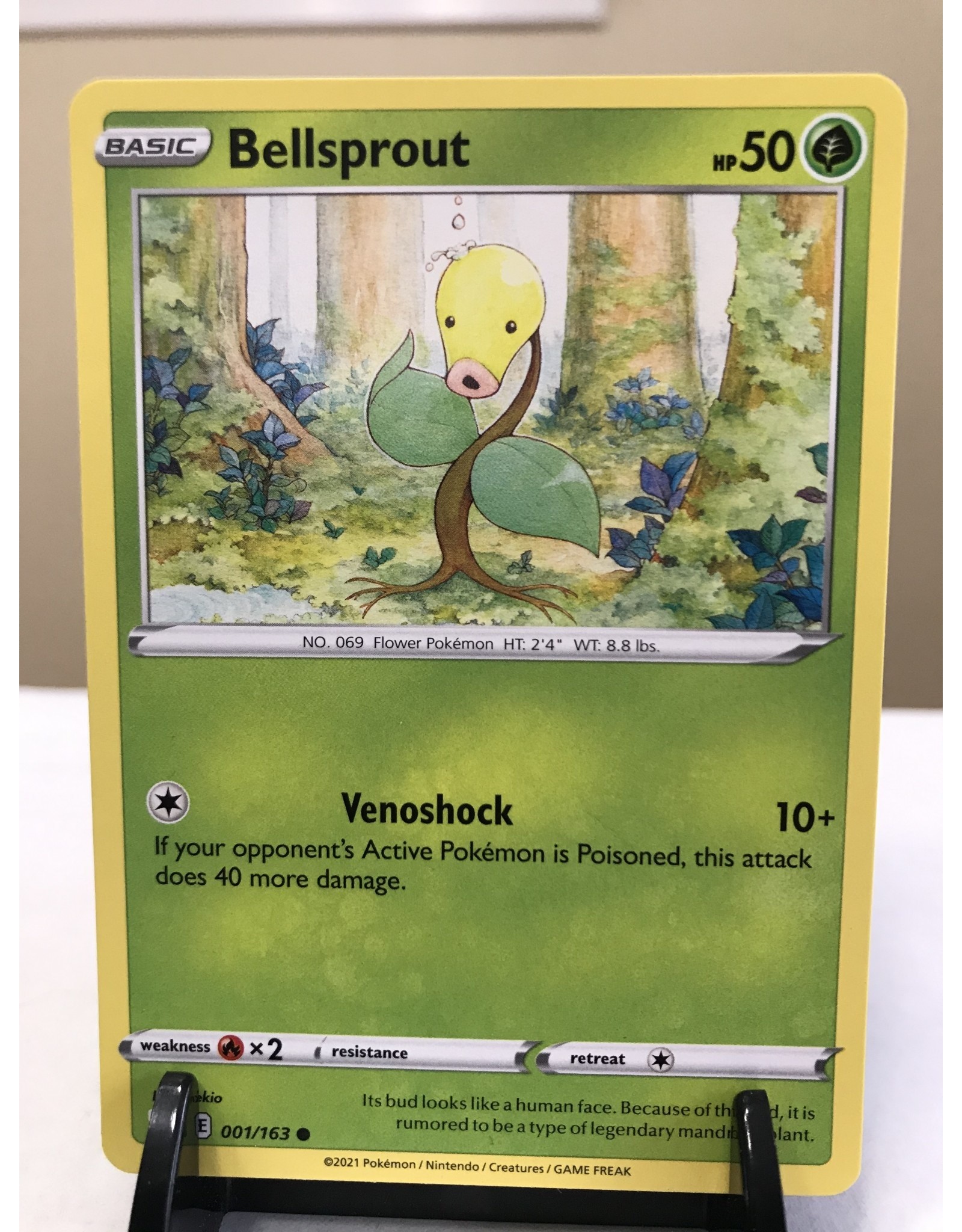 Pokemon Bellsprout 001/163