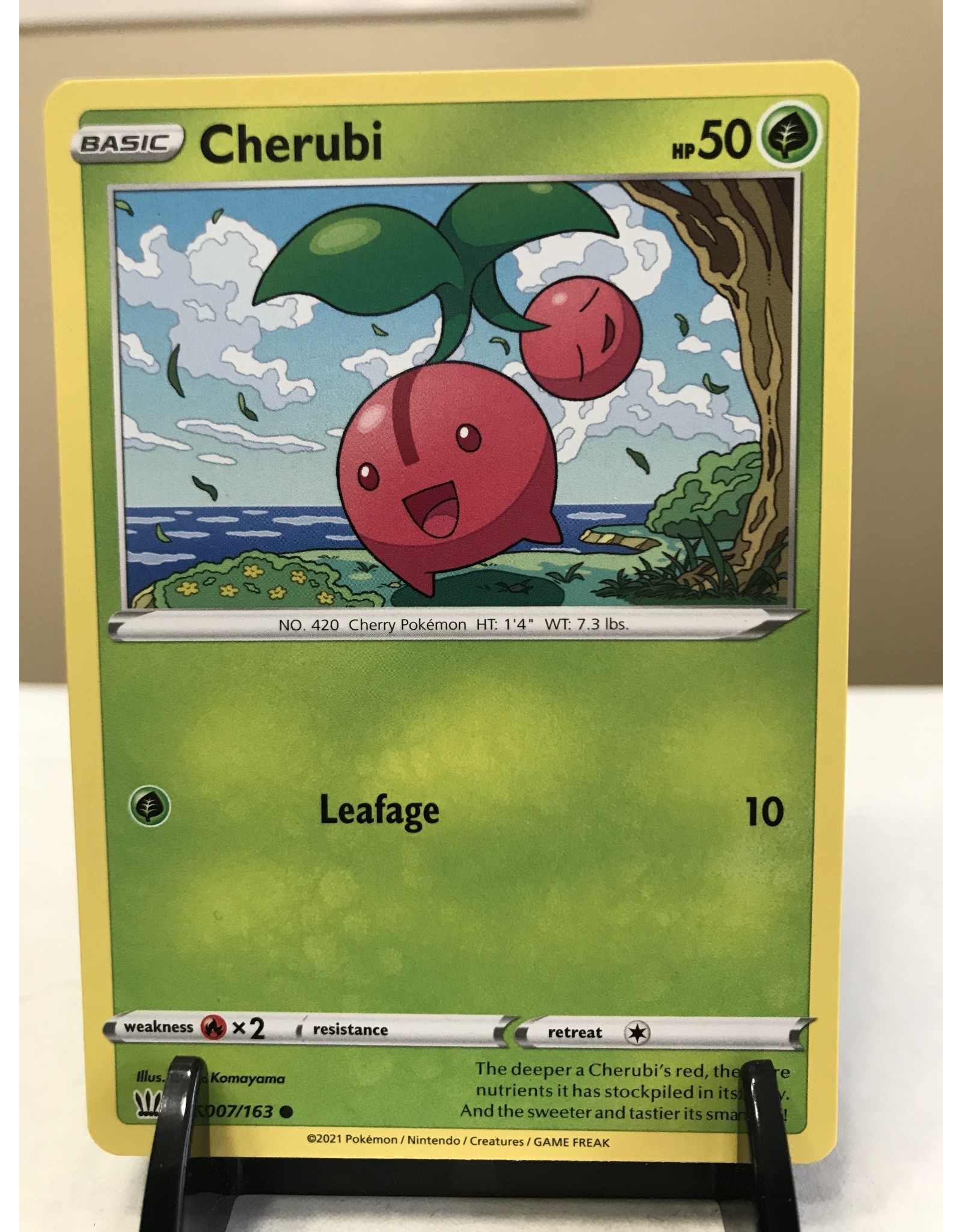 Pokemon Cherubi 007/163