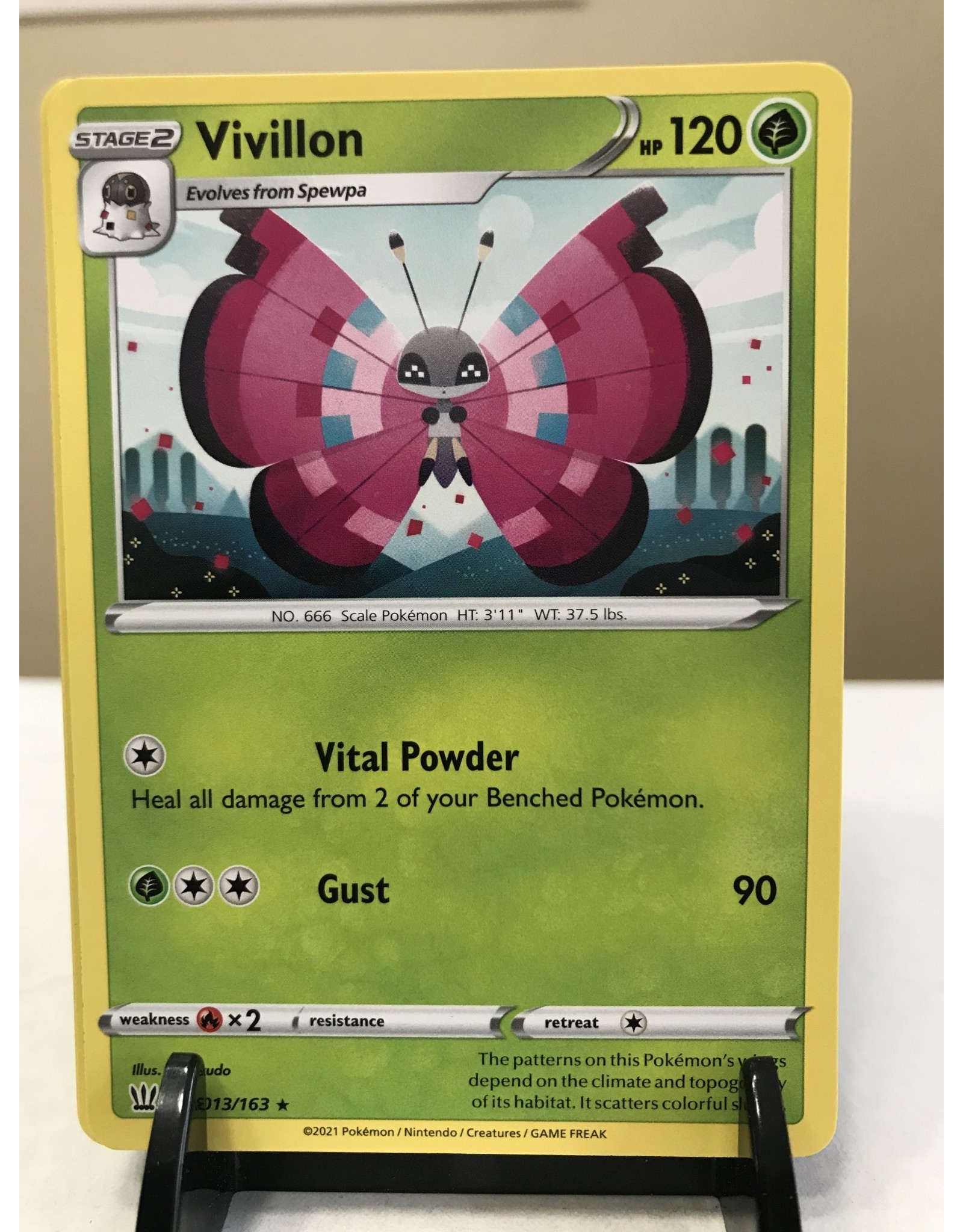 Pokemon Vivillon 013/163