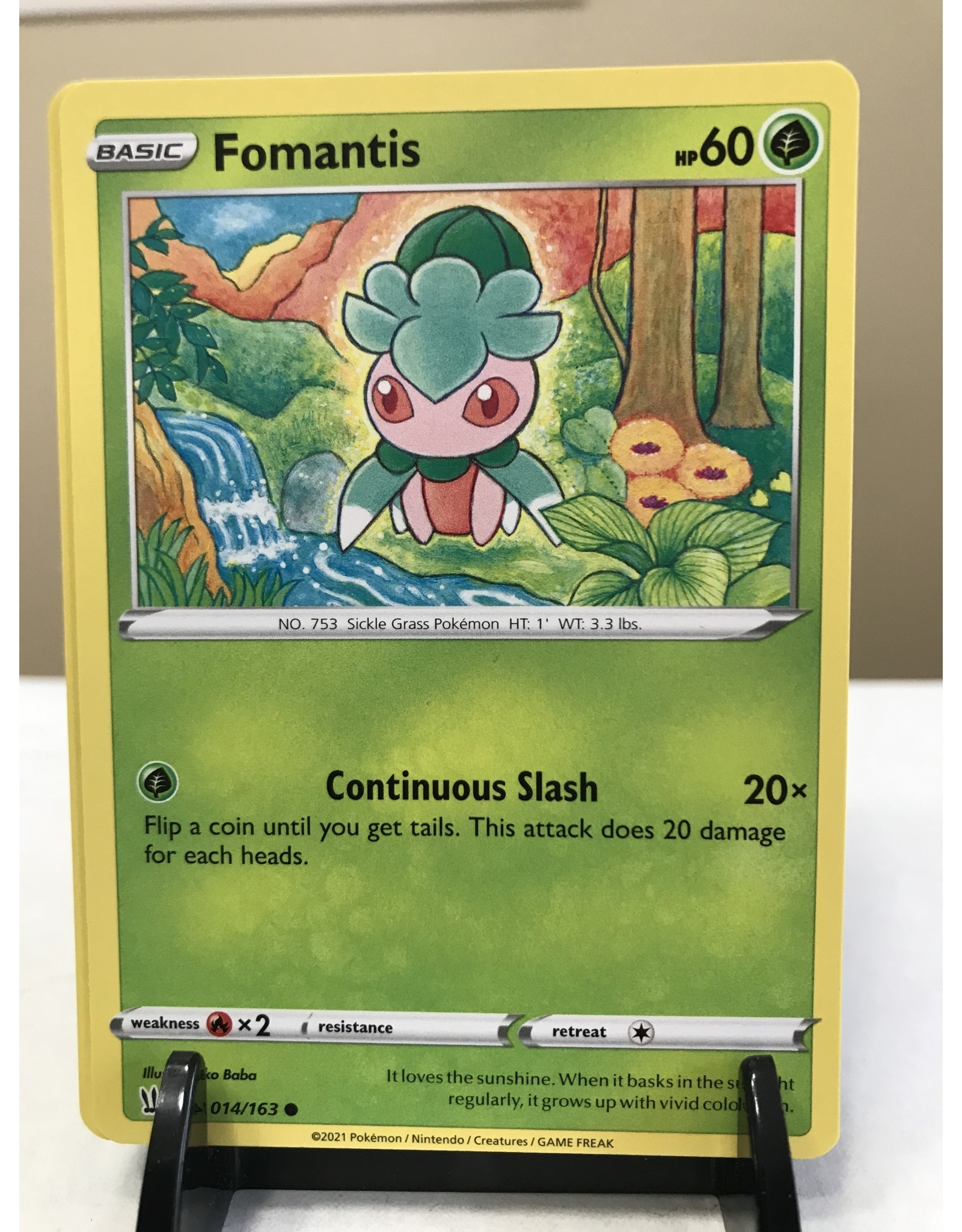 Pokemon Fomantis 014/163