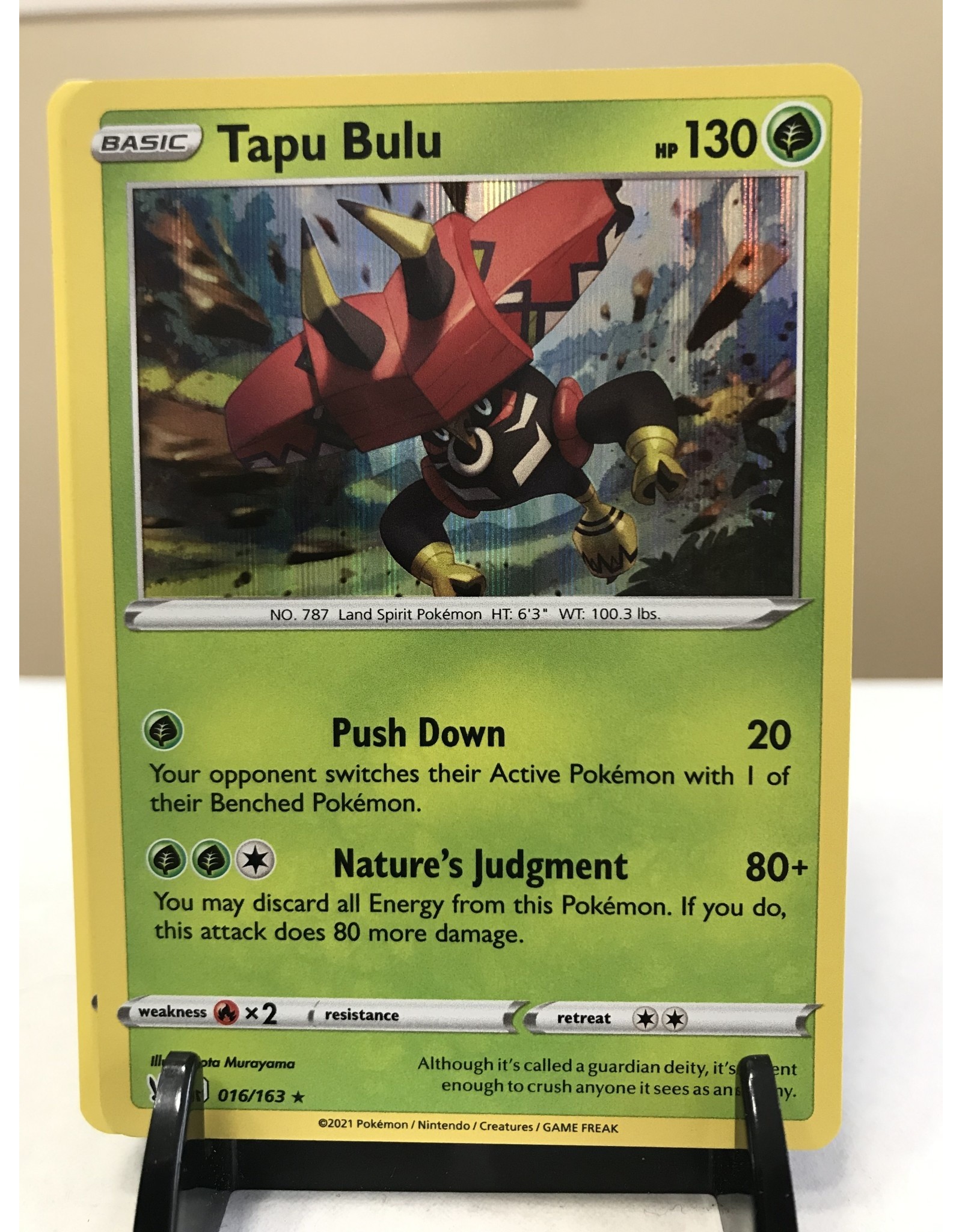 Pokemon Tapu Bulu 016/163