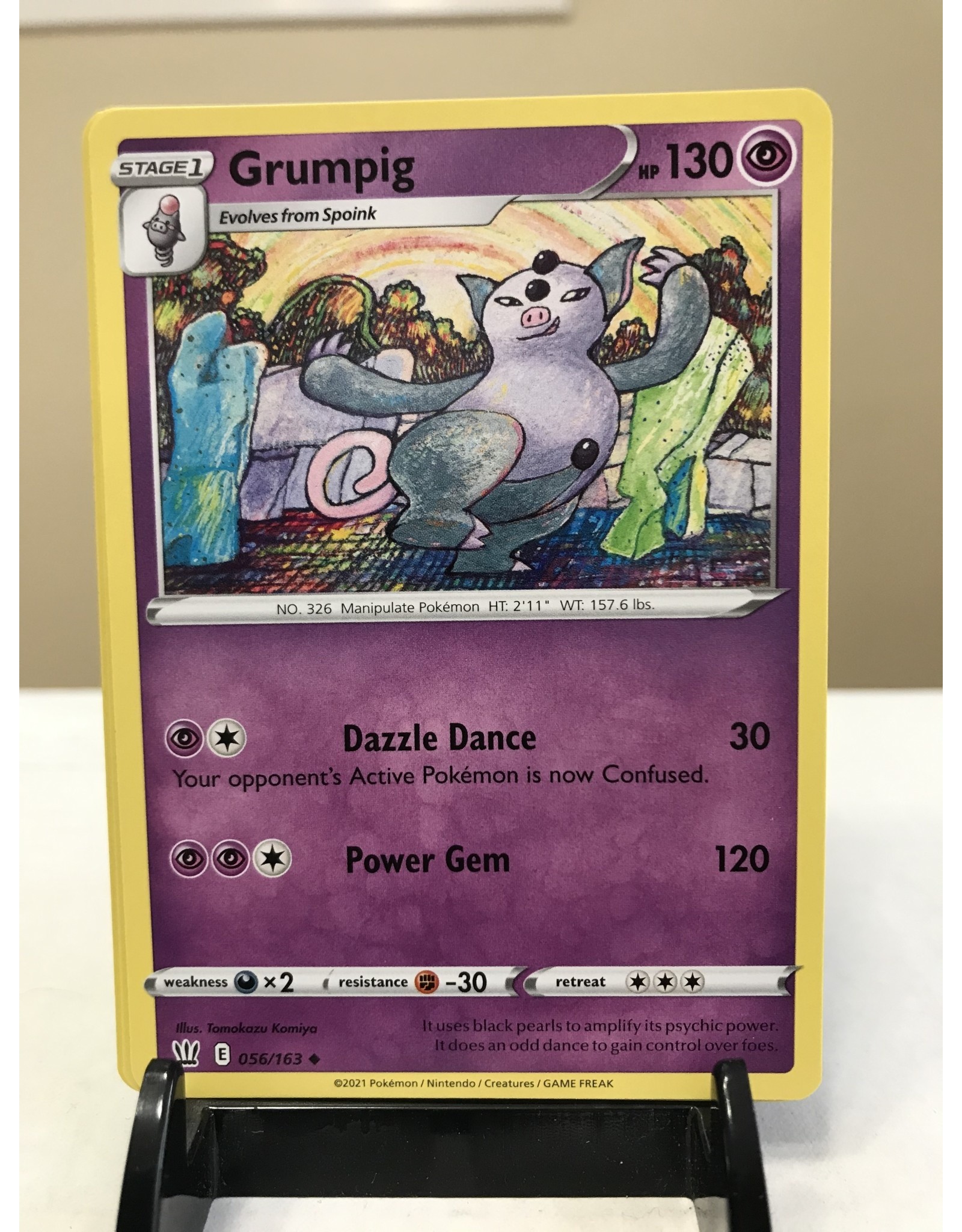 Pokemon Grumpig 056/163