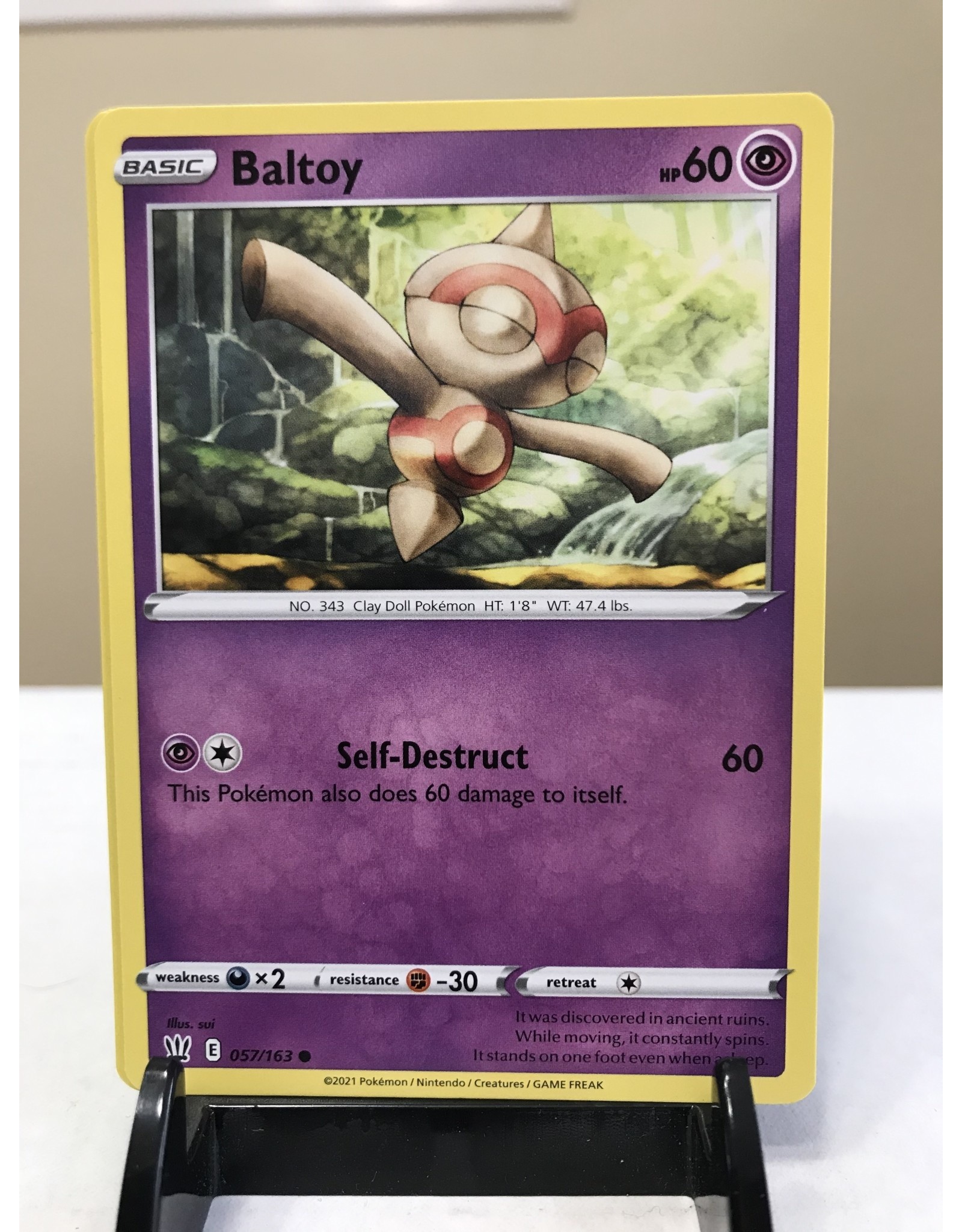 Pokemon Baltoy 057/163