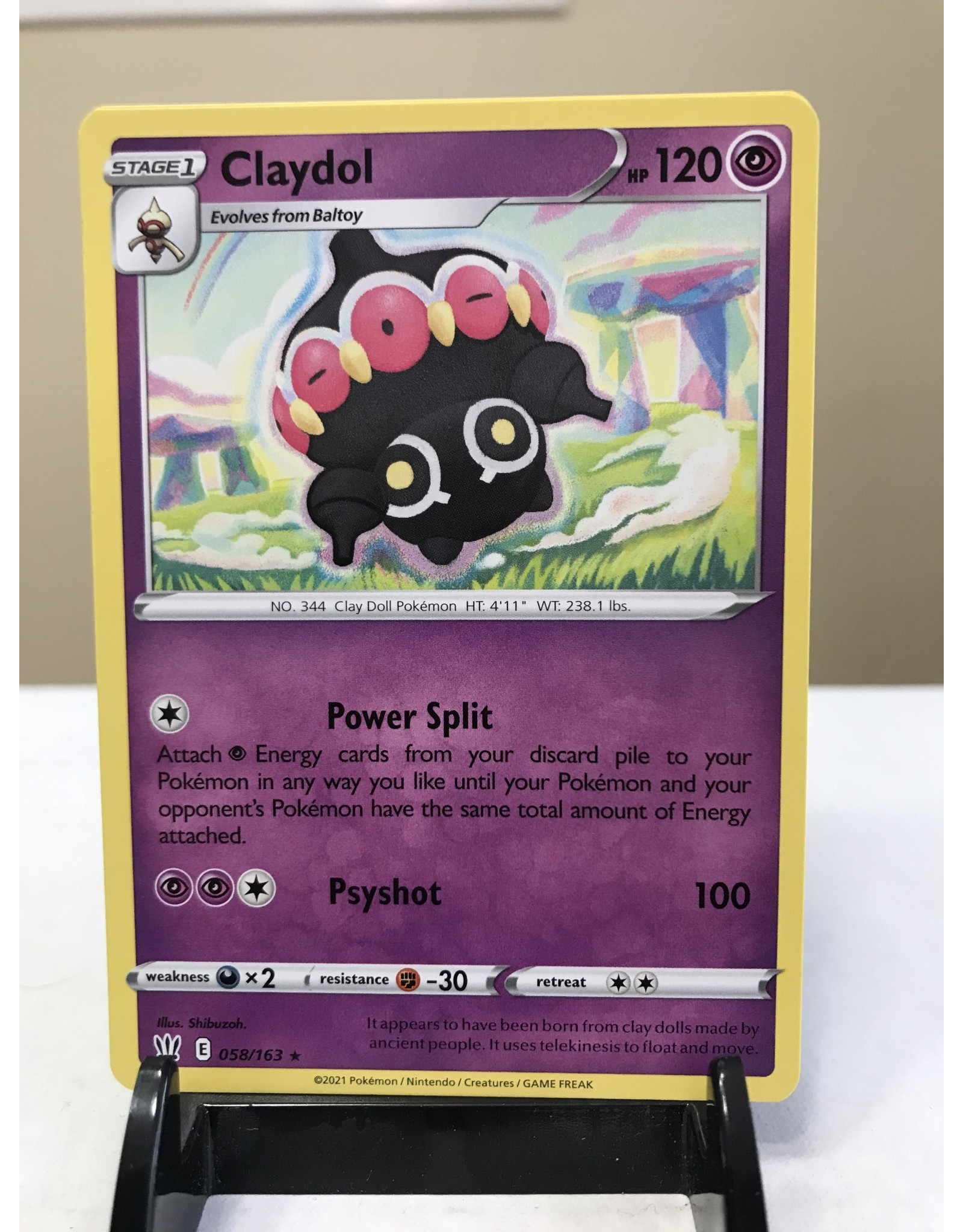 Pokemon Claydol 058/163