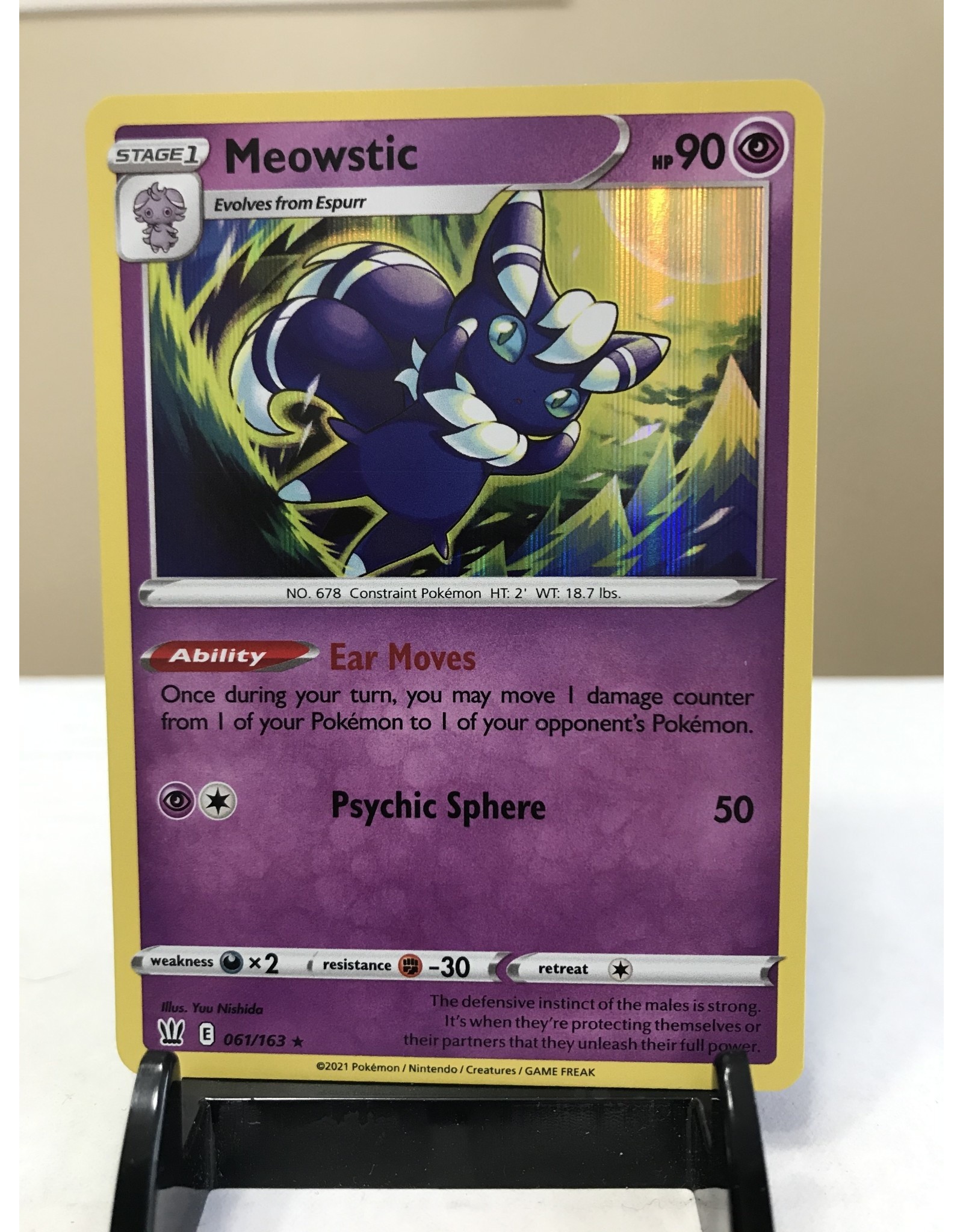 Pokemon Meowstic 061/163
