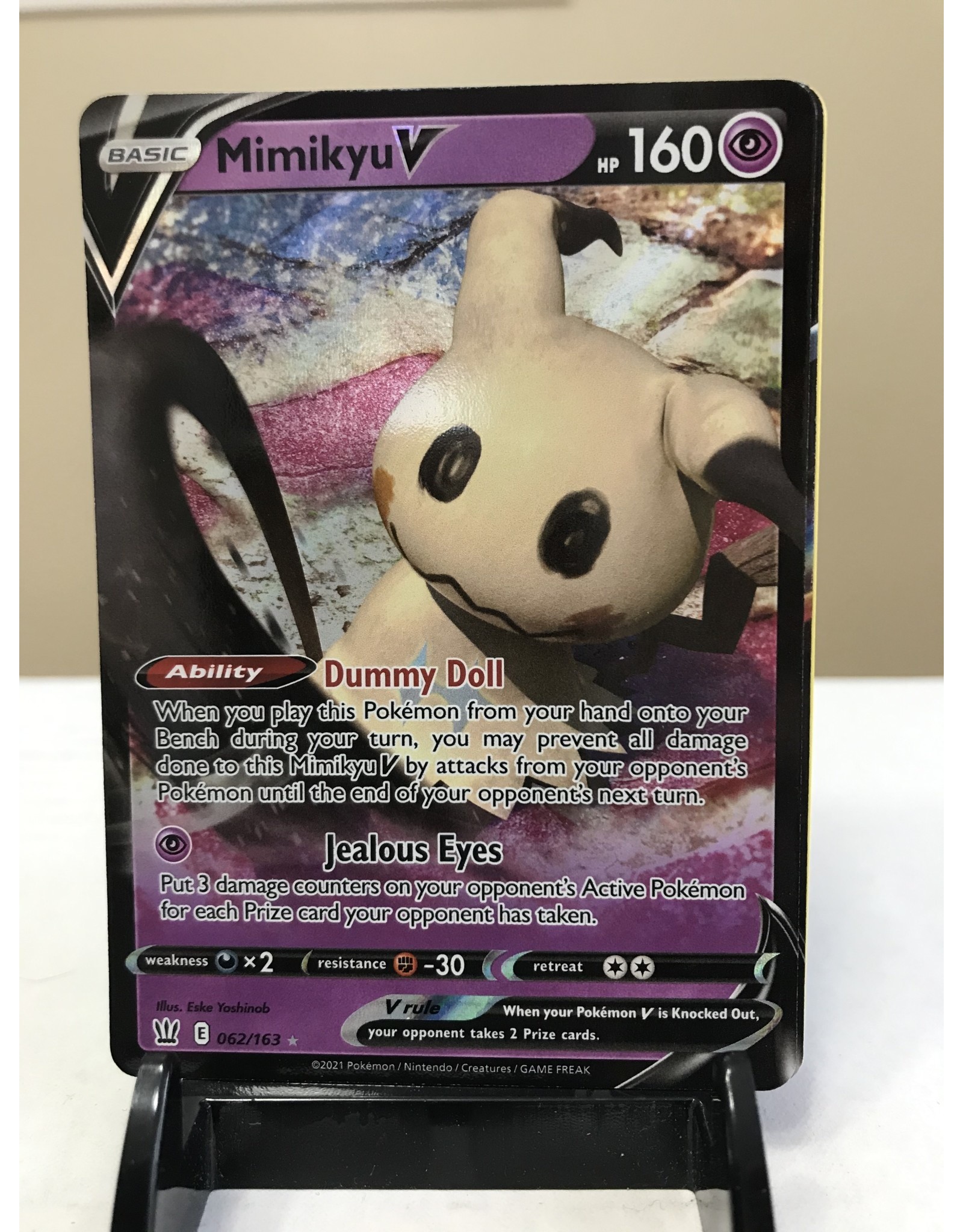 Pokemon MimikyuV 062/163