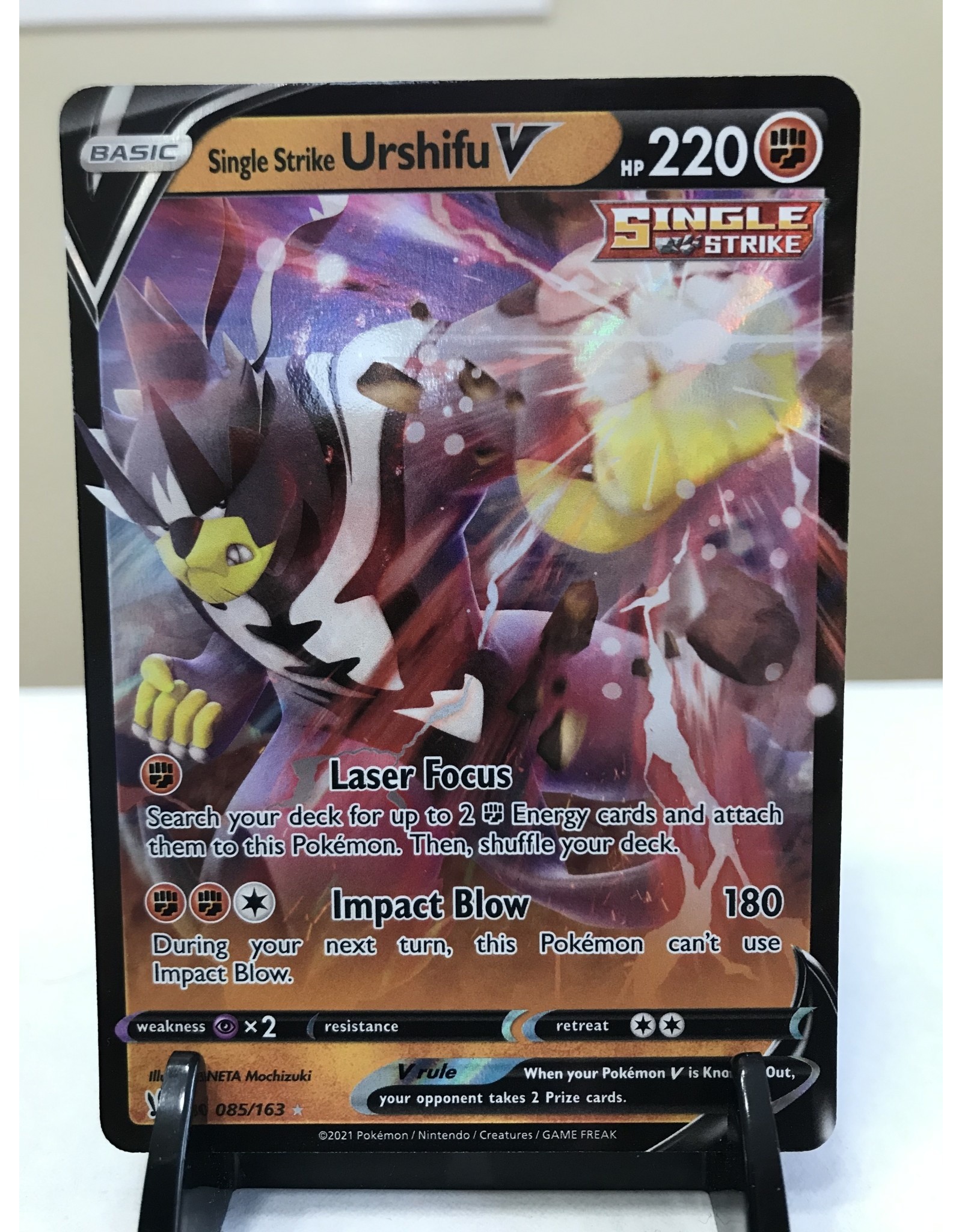 Pokemon Single Strike UrshifuV 085/163