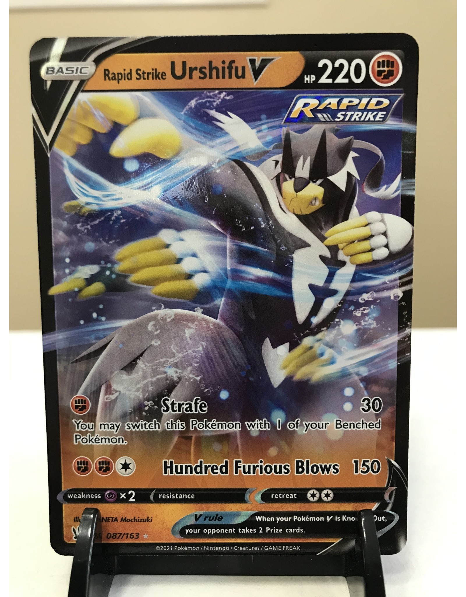 Pokemon Rapid Strike UrshifuV 087/163