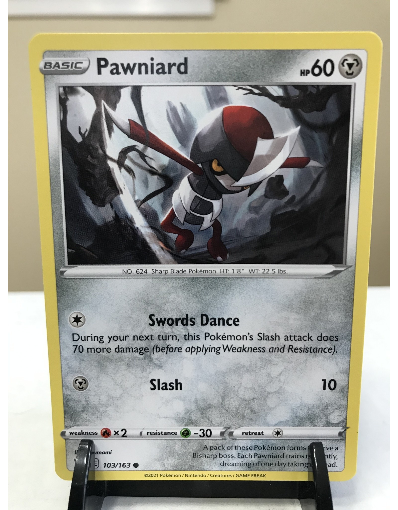 Pokemon Pawniard 103/163