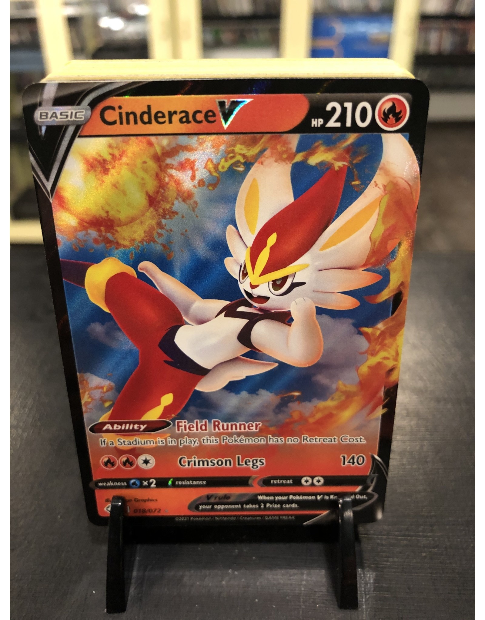 Pokemon CinderaceV 018/072